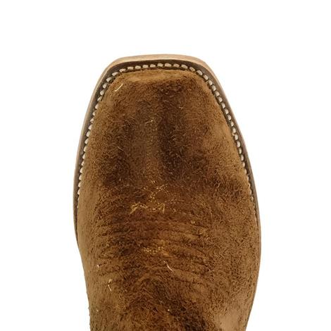 Rios of Mercedes Hickory Shoulder Rough Out with Olivesque Kidskin Top Men's Boots
